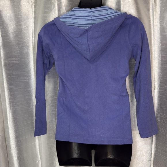 Sport Savvy NWT QVC Style Women’s Small Full Zip Purple Long Sleeve Hoodie Top - Picture 4 of 7